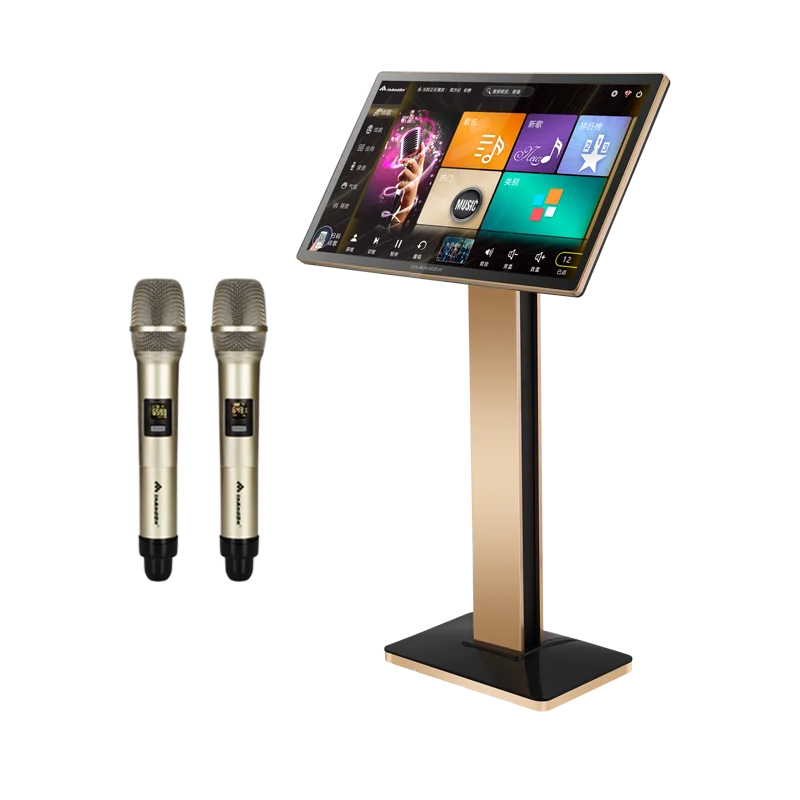 21.5 Voice Pick Songs Machine 6T Family Living Room KTV Player 4in1 Singing Wifi Connection Karaoke System