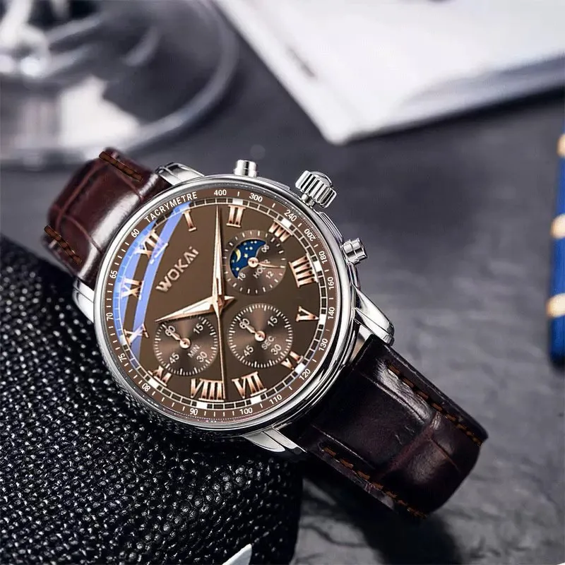 MW230418-1 2024 Fashion Mens Watches Luxury Men Sports Quartz Wrist Watch Man Business Casual Leather Watch Best Seller