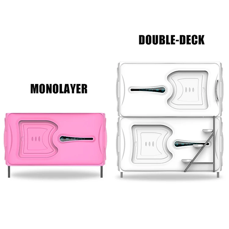 high quality capsule bed bunk bed sleep pod double bed capsule hotel