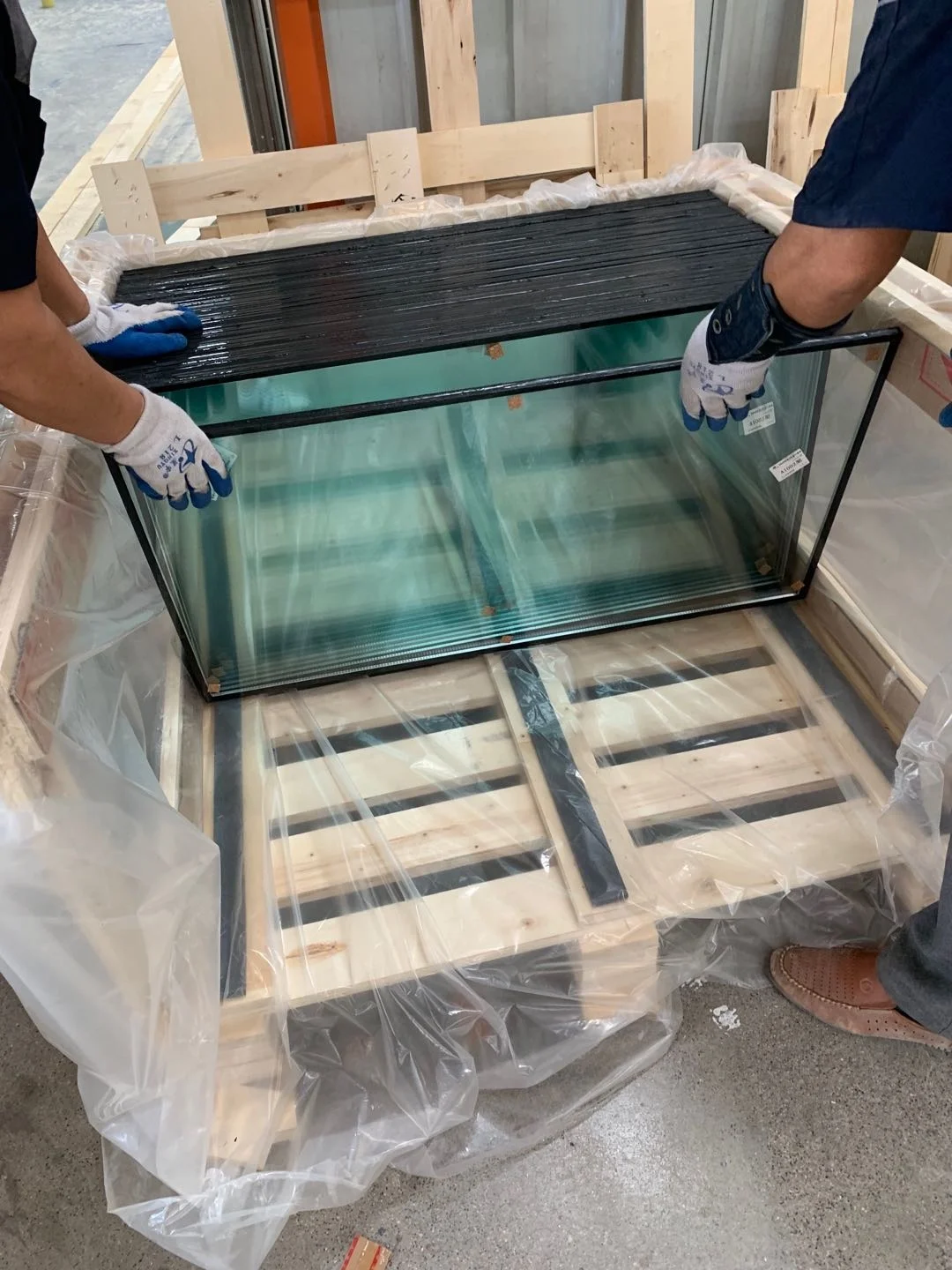 unit price window tempered double wall insulated glass panels