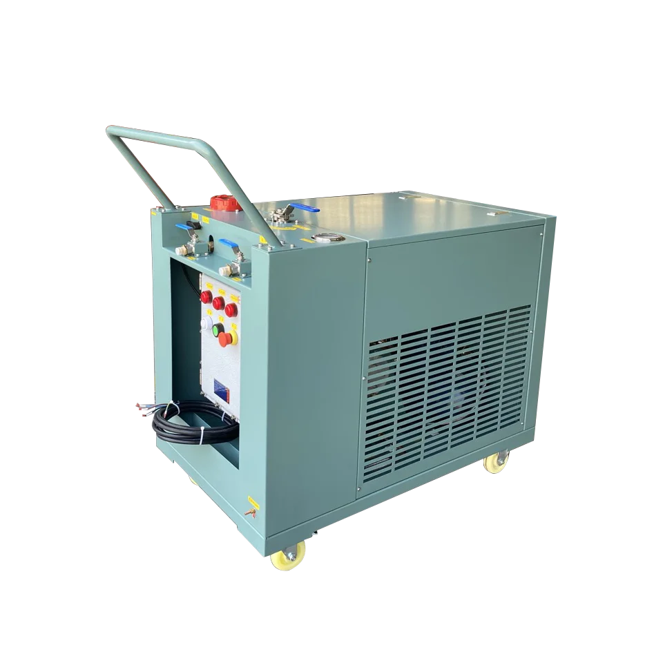 r32 r1234yf r134a refrigerant recovery machine new gas recovery unit ATEX certificate