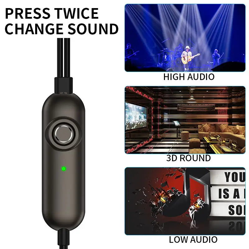 Tongyinhai New style  in-ear Earphone Voice Changer headphone with type-C interface