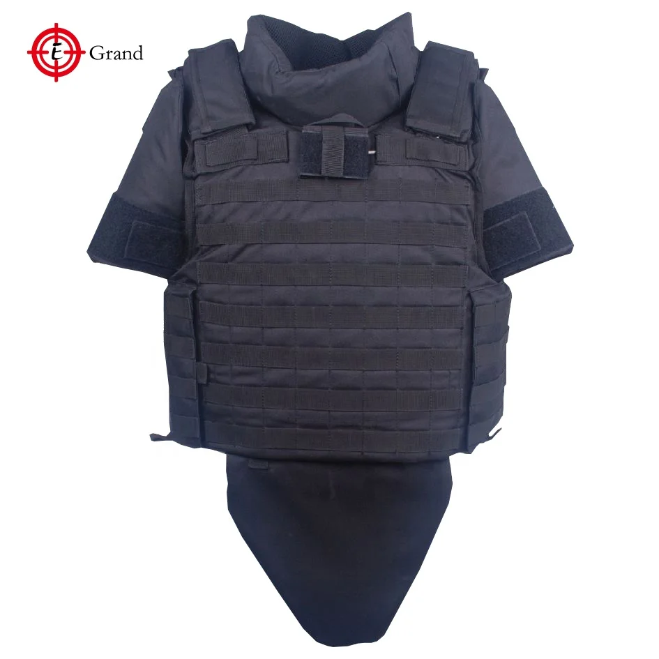 
Professional manufacturer wholesale UHMWPE or armid NIJ lightweight full protection body armor 