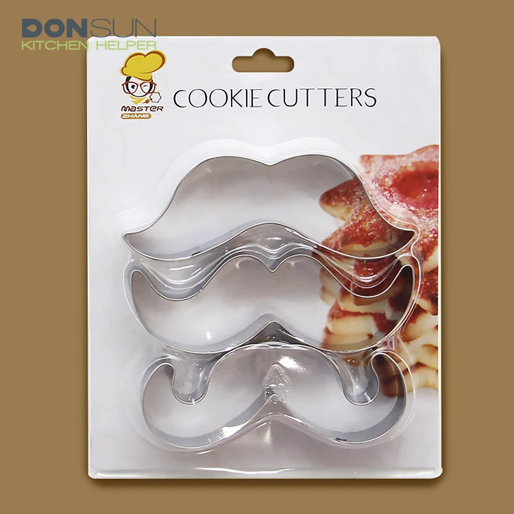 
Stainless steel colorful mustache Shape Cookie Cutter 