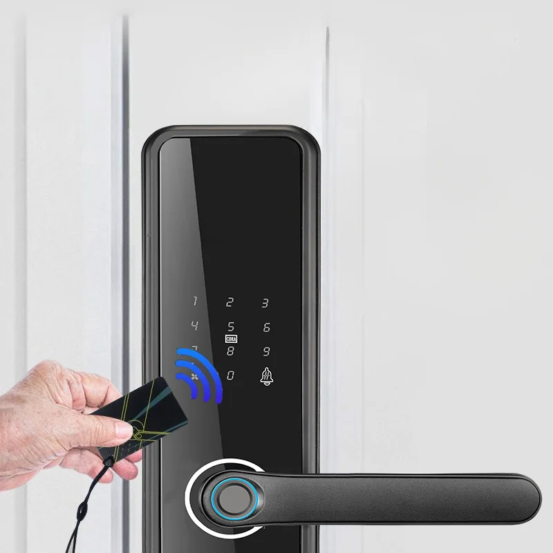 LEZN TTS-06 New high-quality fingerprint temporary password advanced encryption smart door lock suitable for various doors