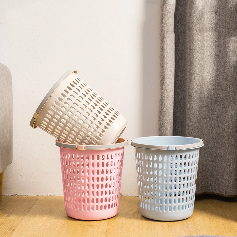 18L waste bins home cleaning products garbage bin plastic trash can plastic bins kitchen trash can trash can with handle