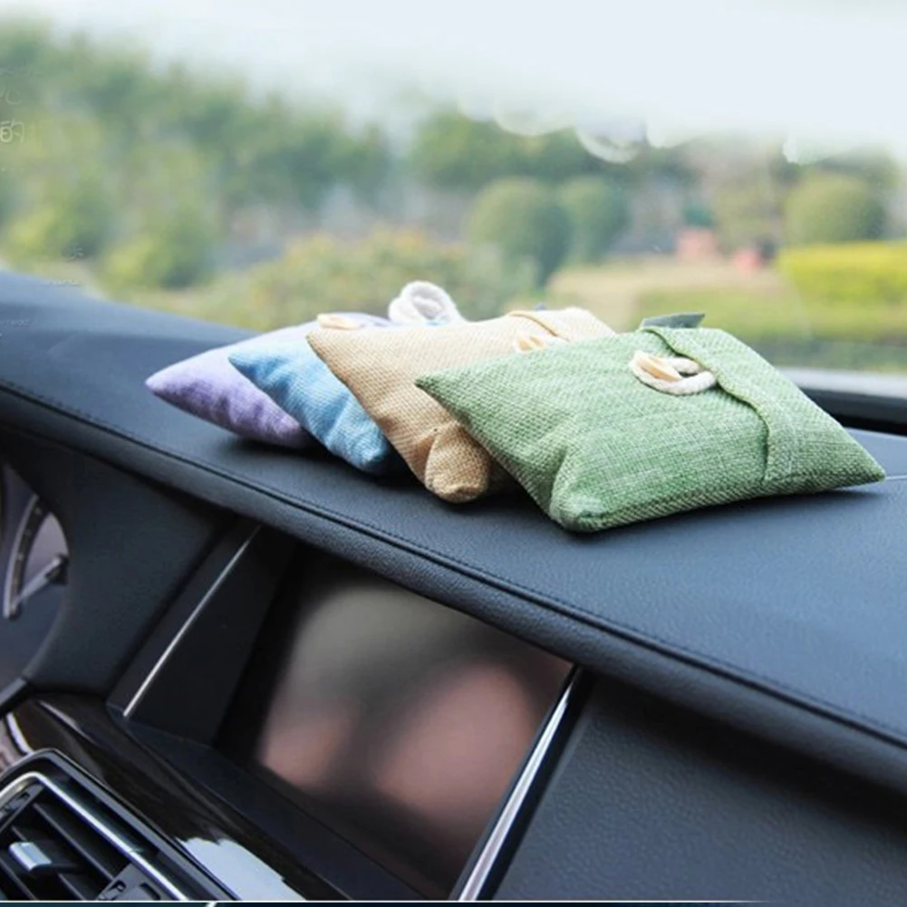 2024 disposable moisture absorber charcoal filter bag activated wardrobe hanging closet bag homeuse