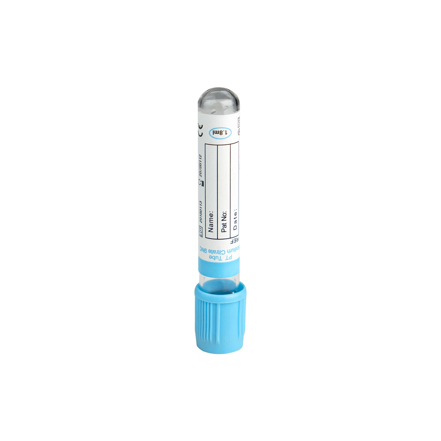 Medical blood antifreeze heparin test tube