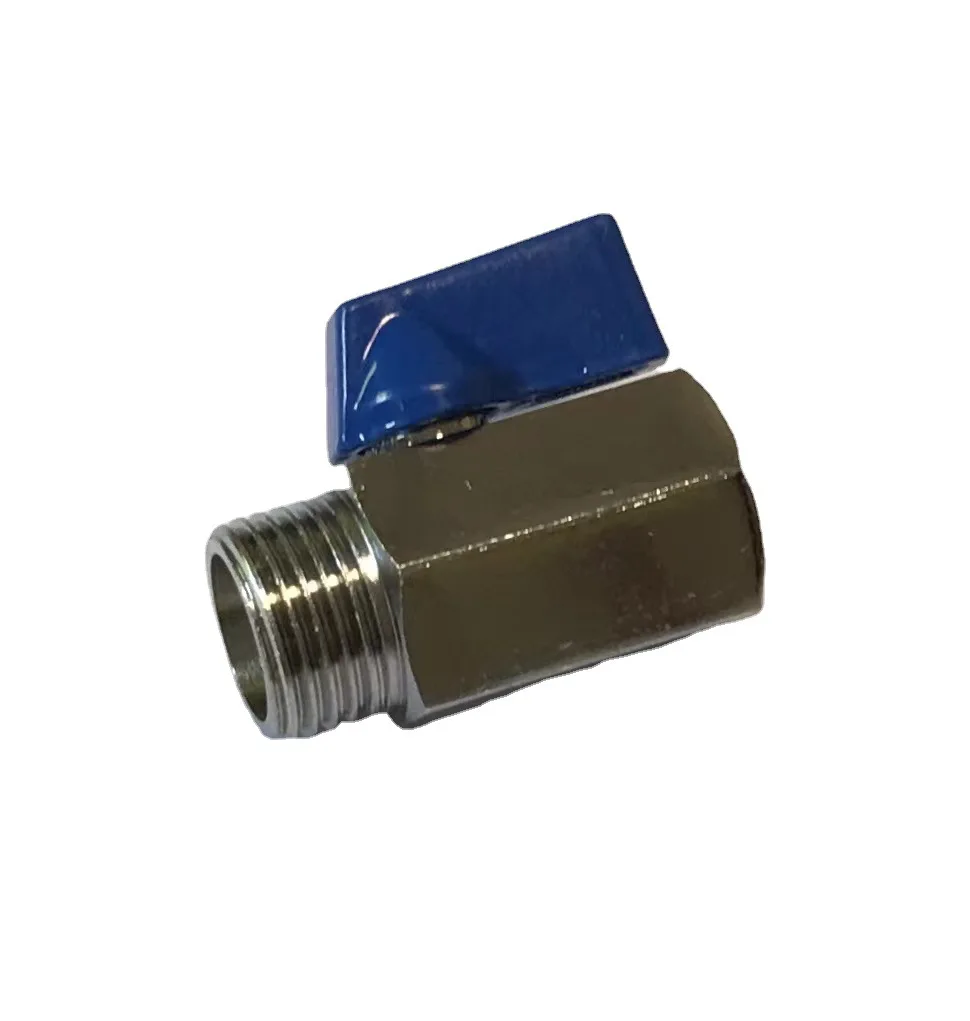 Wholesale Durable Polished Sandblasted Brass Mini Ball Valve Hex Ball Valve All Kinds Of Copper Ball Valve