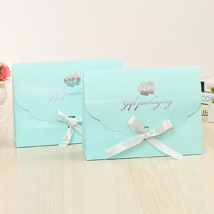 Design Custom Gift Bikini Sexy Bra Underwear Lingerie Packaging Box With Bow Tie