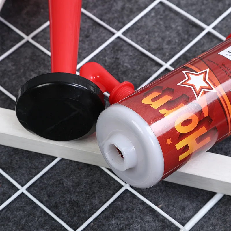 2023 Hot Selling Football Match Sports Supporters Air Horn Plastic Colored Children Party Cheering Hand Pump Air Horn