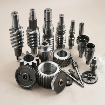 Support Customized Manufacturers Wholesale Rv Series Worm Reducer Accessories Copper Worm gear shaft