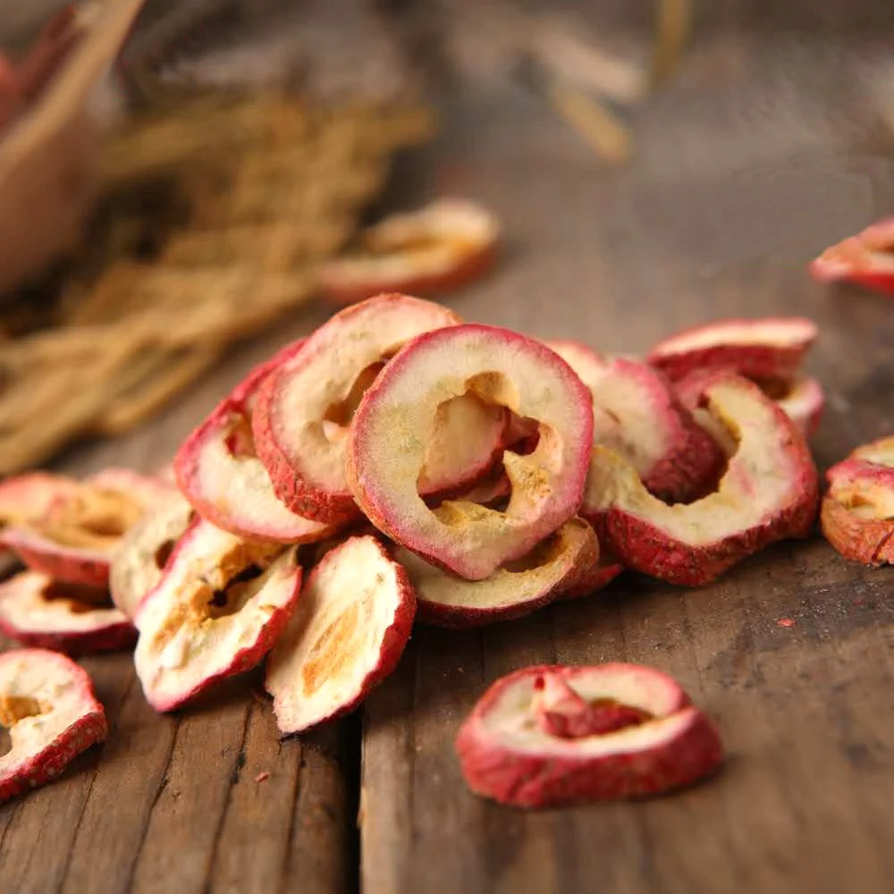 Halal certified Dried fruits product pure dry fruit vacuum freeze dried hawthorn seedless natural berry sliced