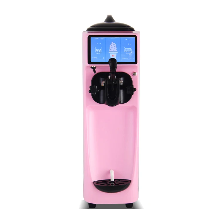 16-18L/H soft ice cream machine commercial machine a glace ice cream pink ice cream machine ice cream syrup