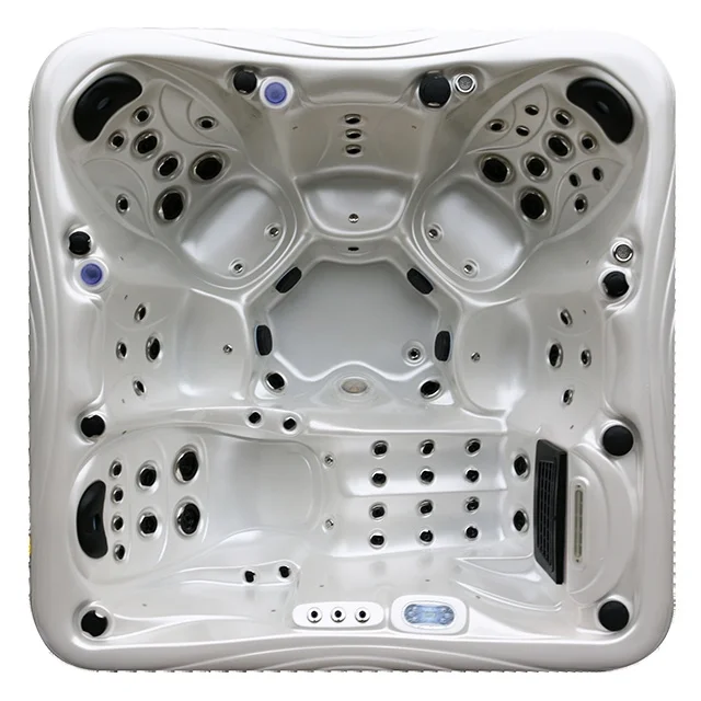 M-520D Hot Selling Aristech Acrylic 6 Person Freestanding Bathtub with Massage Function For Hot Tub Spa