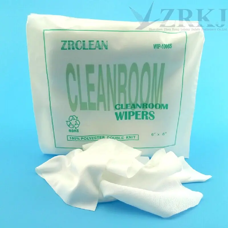 2008 20*20cm Lint Free Clean Room Wipe/Anti Static Clean Wiper/Dust Free Microfiber Cleanroom Wiper for Electronic Mobile Phone