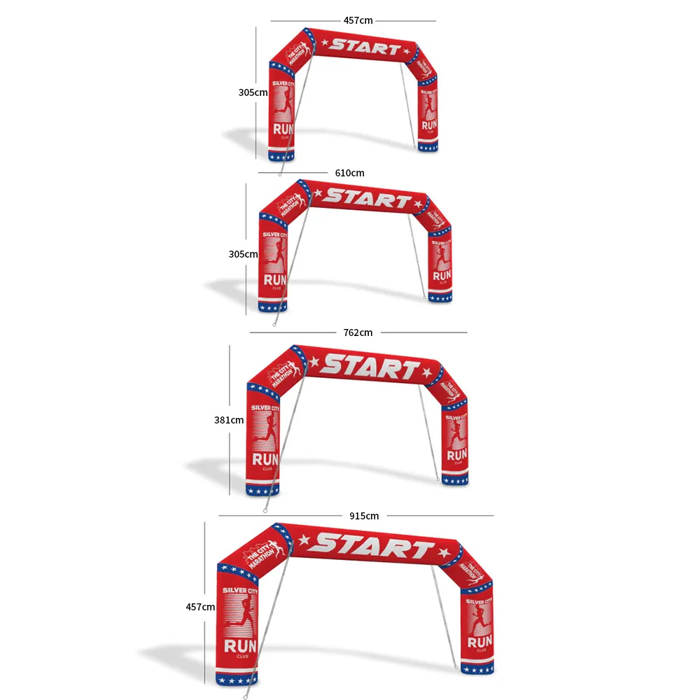 3-10m outdoor Custom Advertising Inflatable Arch Bicycle Inflatable Start line Arches Inflatable Race Arch