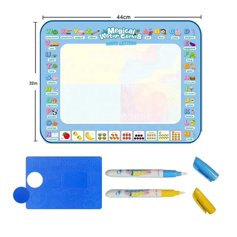 Children Educational Toys Magical Doodle Painting Water Board Reusable DIY Writing Water Drawing Mat Toy