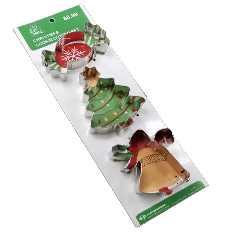 Amazon Hot Hand Baking Tools Christmas Tree Clock Cookie Cutter
