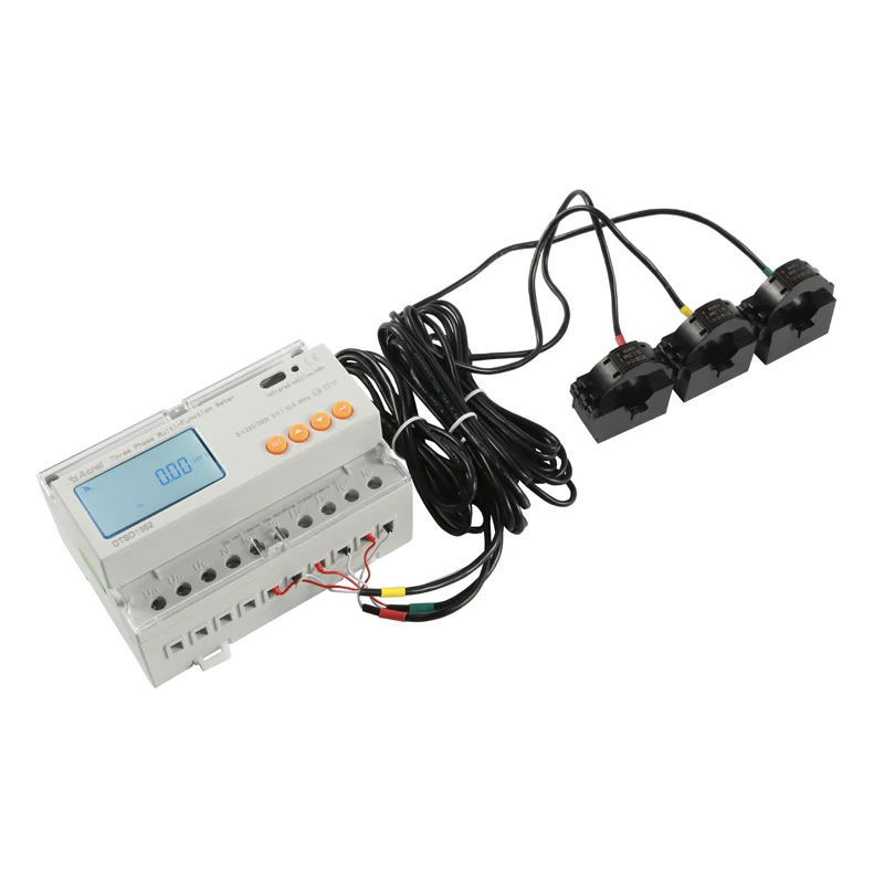 AC 380V Energy Meter Volt Amp Watt Energy Frequency Electric Smart Kwh Meter Digital Power Meter ADL3000-E