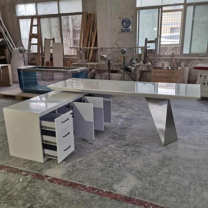 Top 10 Europe Office Work Table Desk Curved Ideas Modern Desk Boss Office Table