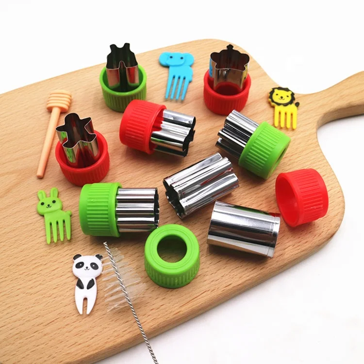 
Vegetable Cutter Shapes Set Mini Sizes Cookie Cutters Set Fruit Cookie Pastry Stamps Mold 