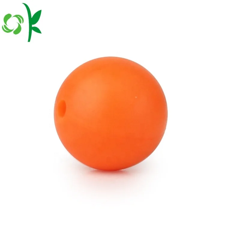 OKSILICONE Высококачественная игрушка для прорезывания зубов браслета ювелирные изделия жевательное ожерелье кормления ребенка 19 мм силиконовые бусины