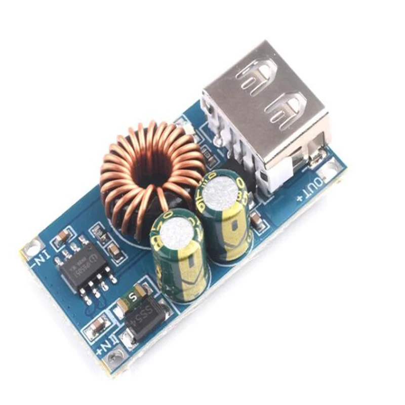 WS2186 Mini USB DC buck module 12V24V to 5V QC3.0 fast charging automatic recognition and voltage regulation for mobile phone
