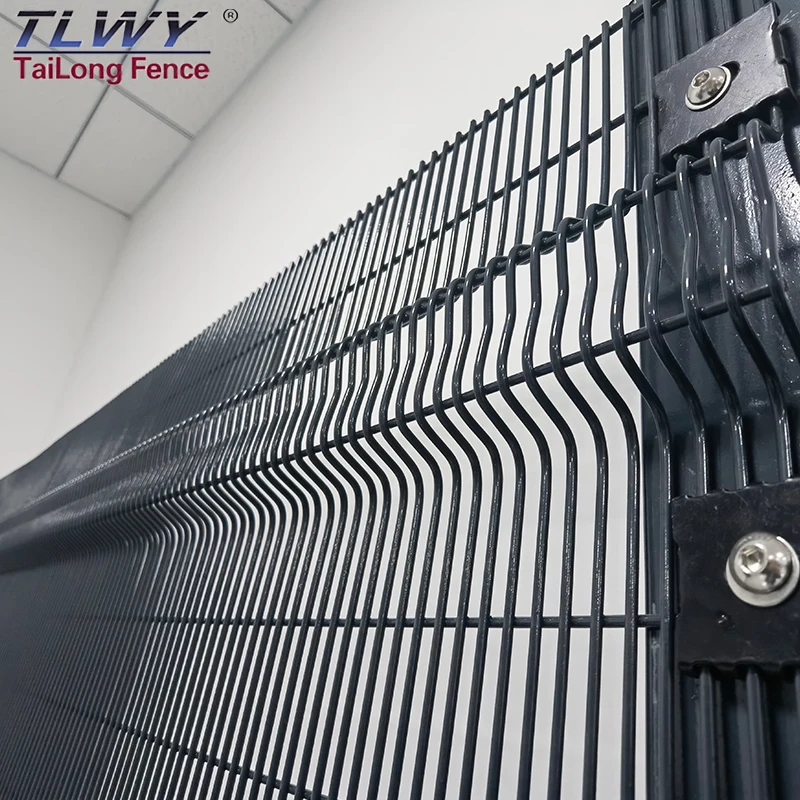 Construction Decoration 358 Wire Mesh Fence Welded Wire Mesh Fence Panel Anti Climb Fence with H Type Post