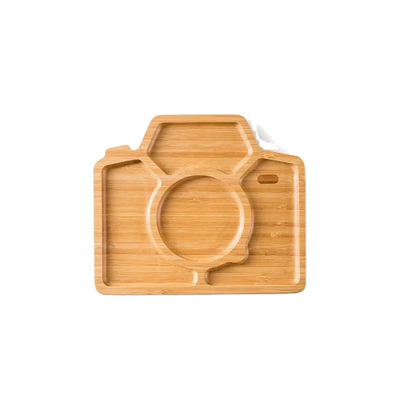 Hot Sale bol en forme de camera de haute qualite de la plaque dalimentation en bambou securitaire