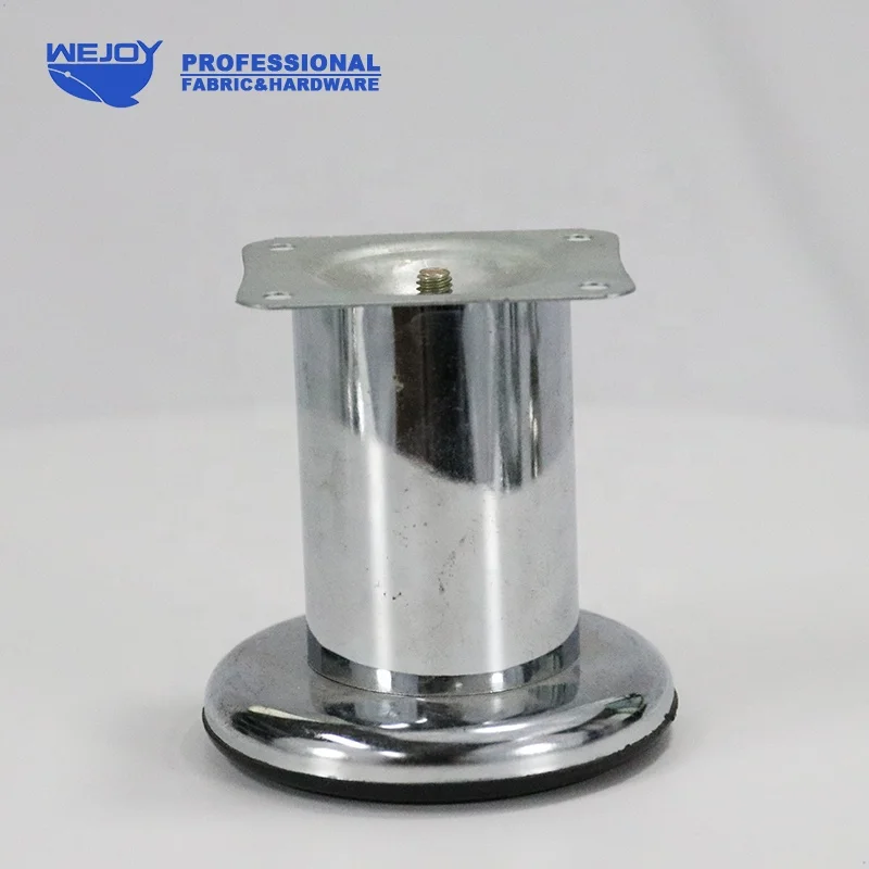 Silver high quality modern metal furniture chrome legs tube sofa stand leg metal sofa legs feet for bed