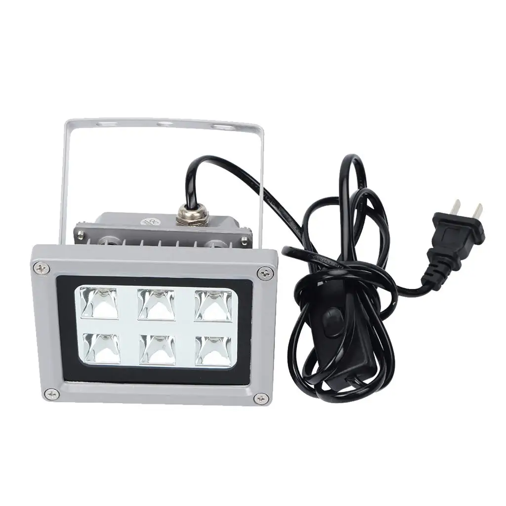 
3D Printer UV Resin Curing Light for SLA DLP 3D Printer 6W Spotlight Silver 