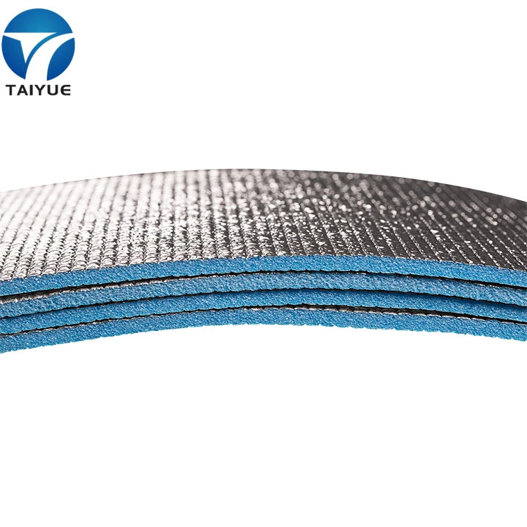 Огнестойкий отражающий изоляционный материал из алюминиевой фольги с подкладкой из майлара