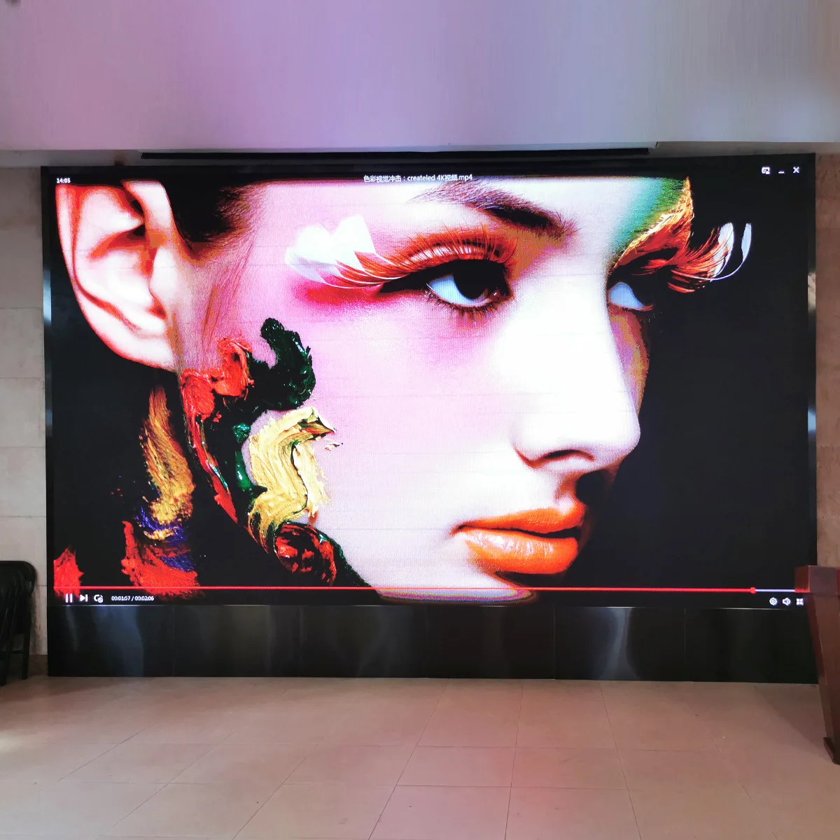Indoor led screen display Full color P2P2.5P3P4 HD seamless electronic advertising screen conference full color screen