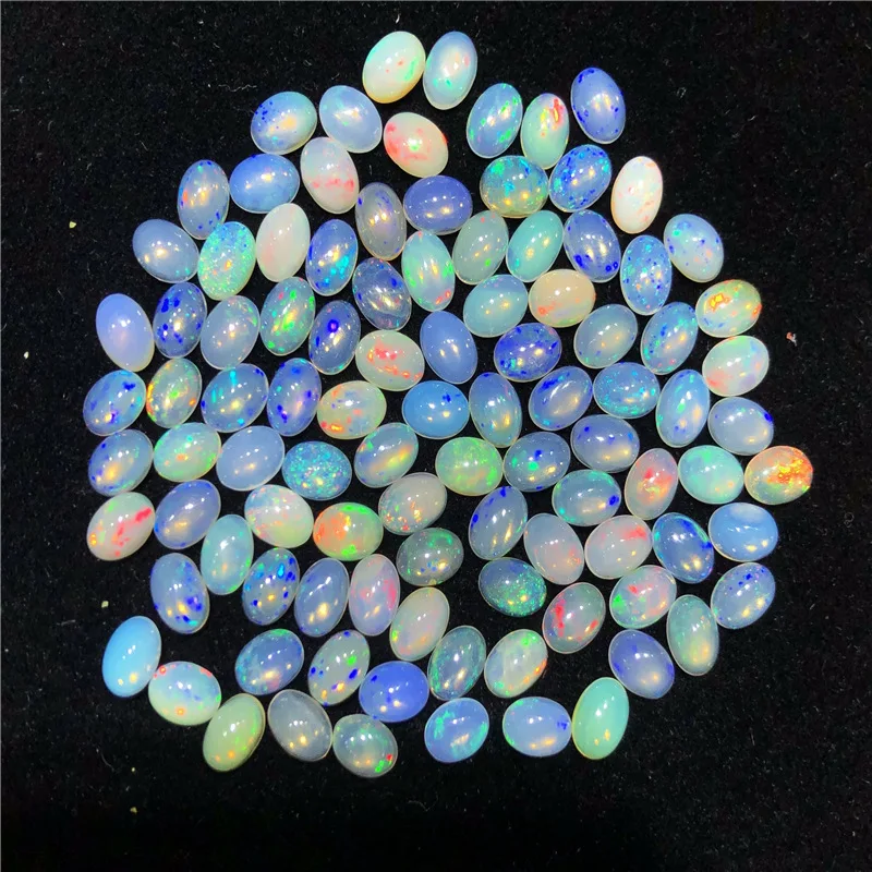 Shiny Loose Natural Opal Australian Opal Stone Crystal Mixed Shape for Sale Cabochon