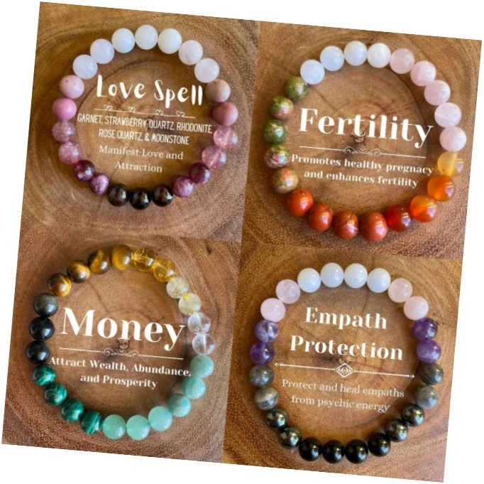 women men unisex 8MM Wholesale Beaded Bracelets Fertility Bracelets Natural Stone Healing Yoga Stone Beads Bracelet gift