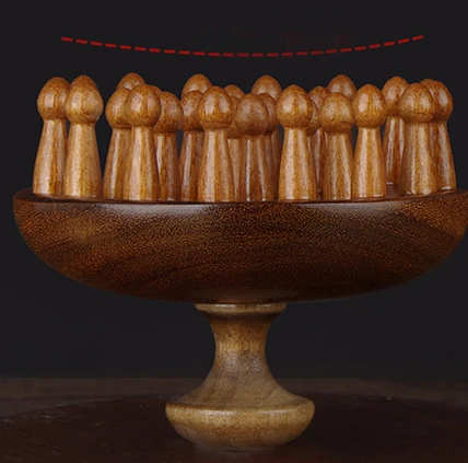 Wooden scalp comb scalp massage brush wood Wide Tooth Hair Brush Shampoo Brush Wet Dry Hair scalp massager for hair growth