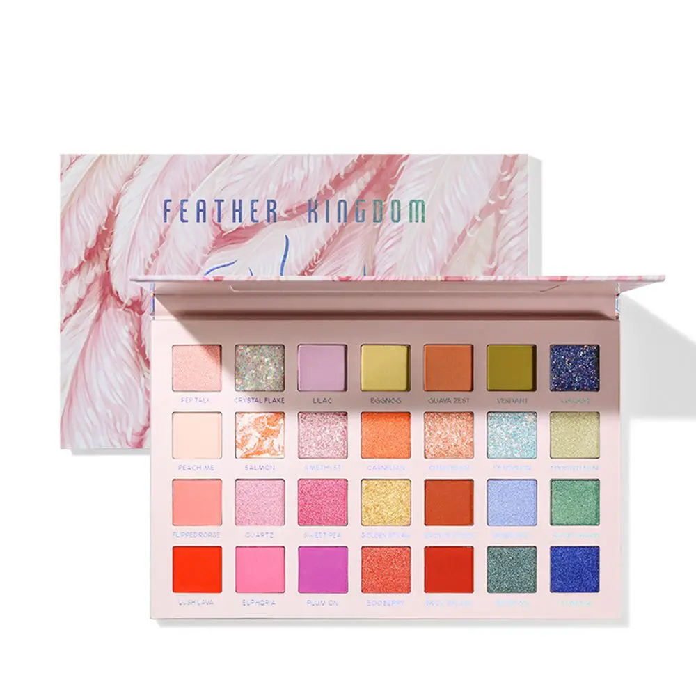 
28 Color Shimmer Eye Makeup Flash Chip Pearl Matte Eye Shadow Palette 