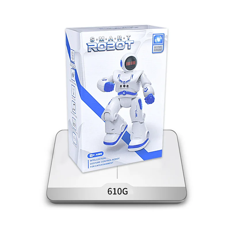 Intelligent Remote control programming space robot touch gesture induction dancing educational toys for children