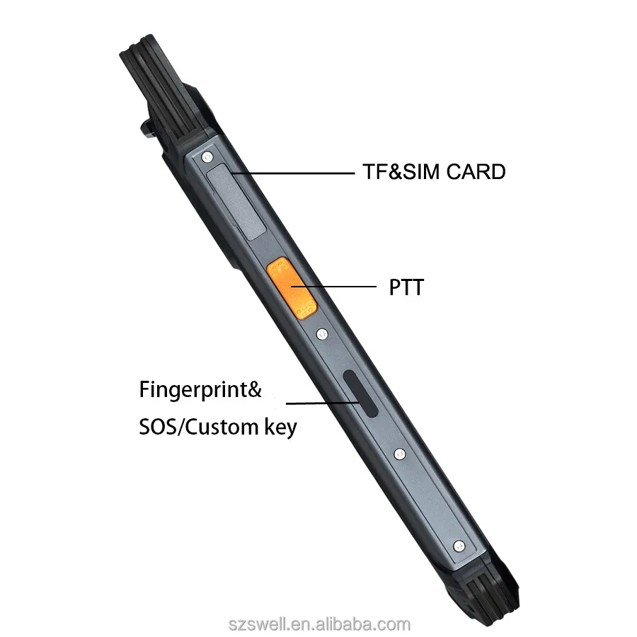 8gb 128gb memory triple cameras docking cradle option fast charge fingerprint unlock android 13 smartphone rugged mobile pda