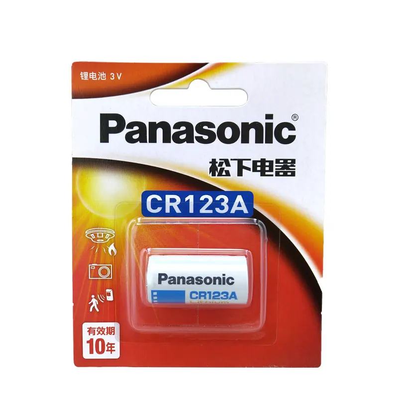 Panasonic CR123A CR17345 DL123 EL123 3V литиевая батарея подходит для камеры патрульная сигнализация