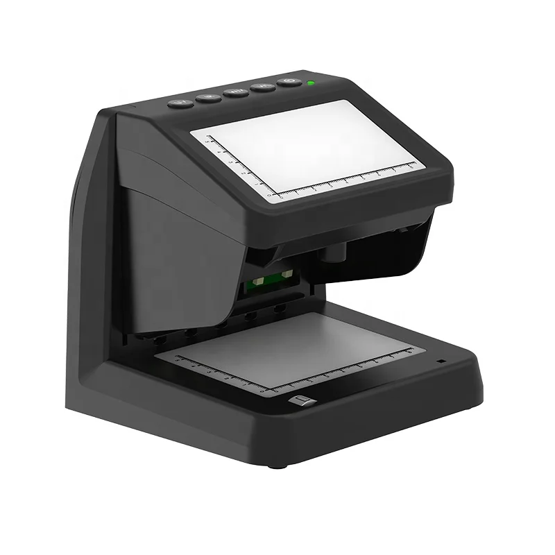 High Quality Big LCD Display Multi-Function Counterfeit Currency Money Detector UV+MG+WM+IR Magnifier Detection Bill Detector