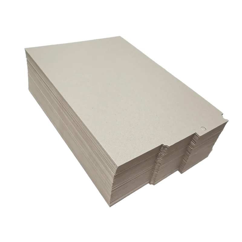 Notebook Cover thick grey recycle paper roll/sheet grey cardboard/grey chip board