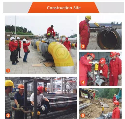 External mounted Pneumatic pipe Cold cutting and beveling machine