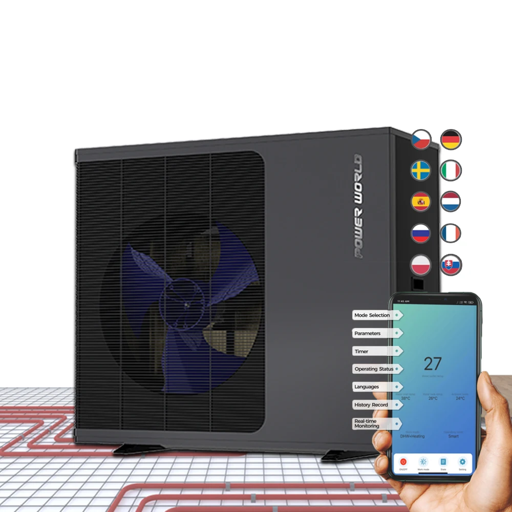 China OEM supplier low climate winter hot water equip heating cooling heat pump