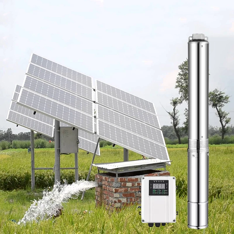 Cheap Wholesale Price Multistage Submersible Solar Irrigation Water Pump System
