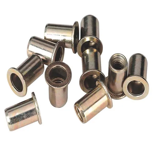 M3M4M5M6M8M10 Rivet Nuts Zinc Plated Carbon Steel Flat Head Insert rivnut Cylindrical Head Blind Rivet Nuts Supplier