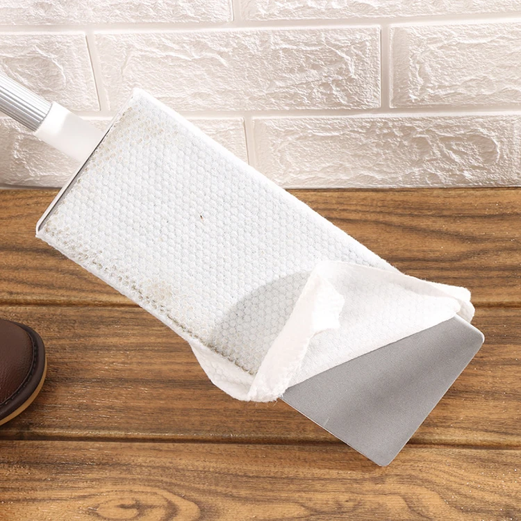Wholesale disposable non-woven three-section telescopic rod electrostatic precipitator paper flat mop