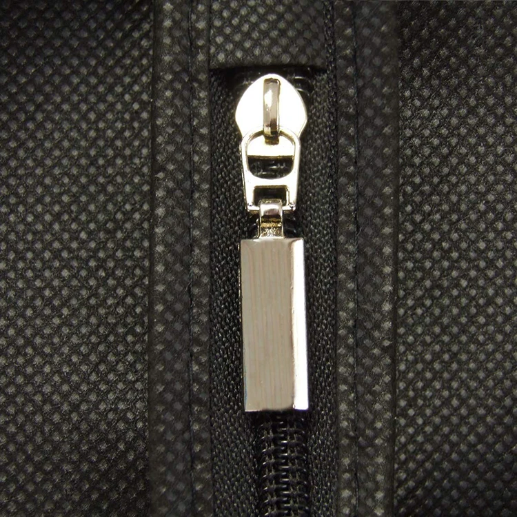 Eco friendly custom logo printed men large cotton fabric suit garment clothing cover bag