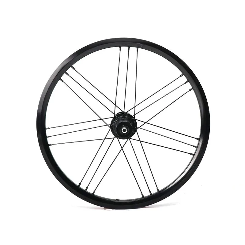 Aluminum alloy bicycle wheel 16 inches V brake 4 bearings 6, 11 speed 74, 112, 130, G3 hole hub bicycle wheel